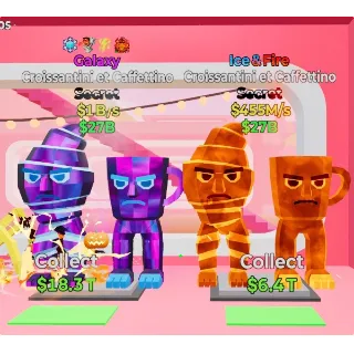 Fortnite Steal the Brainrot Croissantini et Caffettino bundle