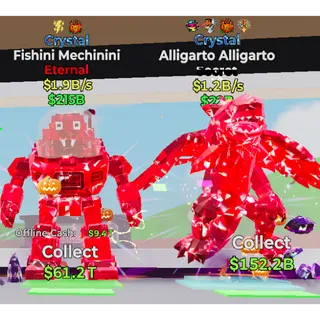 Fortnite Steal the Brainrot Crystal fishini Mechinini 1.9B/s 2trait Bundle