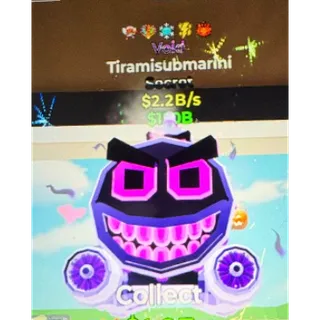 Fortnite Steal the Brainrot Void Tiramisubmarini 2.2B/s 5 traited