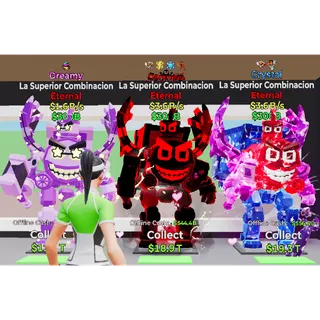 Fortnite Steal the Brainrot Crystal Darkness Dreamy La Superior Combinacion X3 Bundle