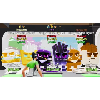 Fortnite Steal the Brainrot Void heaven choclate Burguro dan Fryuro X3 Bundle