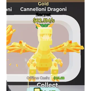 Fortnite Steal The Brainrot gold Cannelloni Dragoni 62.5M/s