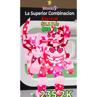 Fortnite Steal the Brainrot Lovely La Superior Combinacion 2.1B/s 1 trait Super Rare New