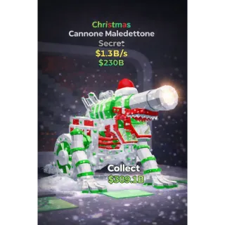 Fortnite Steal the Brainrot Cannone Maledettone Christmas 1.3B/s