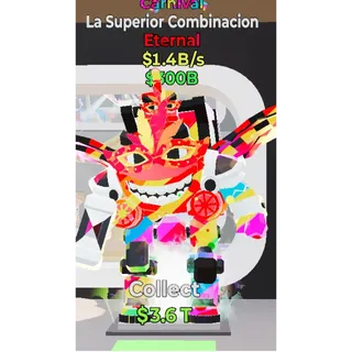 Fortnite Steal the Brainrot Carnival La Superior Combinacion 1.4B/s Super Rare New