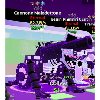 Fortnite Steal the Brainrot Void Cannone Maledettone 2.3B/s 3 traited