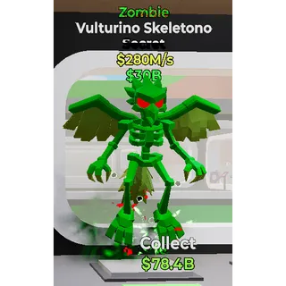 Fortnite Steal the Brainrot Zombie Vulturino Skeletono 280m/s