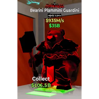 Fortnite Steal the Brainrot Darkness Bearini Plammini Guardini 935M/s
