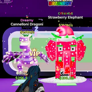 Fortnite Steal the Brainrot Bundle Dreamy cannelloni Dragoni 1 trait & chrismas elephant