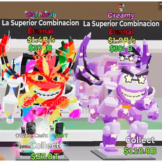 Fortnite Steal the Brainrot Dreamy Carnival La Superior Combinacion X2 Bundle