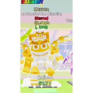 Fortnite Steal the Brainrot heaven La Superior Combinacion 2.5B/s 1 trait Super Rare New