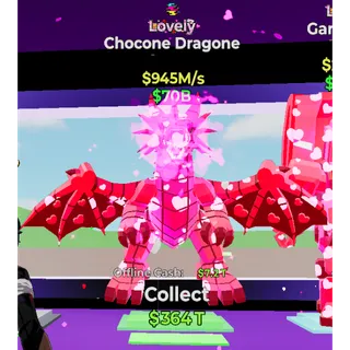 Fortnite Steal the Brainrot lovely Chocone Dragone 945M/s 1trait