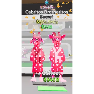 Fortnite Steal the Brainrot Cabritos Brotheritos lovely 562.5m/s