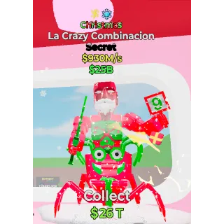 Fortnite Steal the Brainrot La Crazy Combinacion Christmas 930M/S