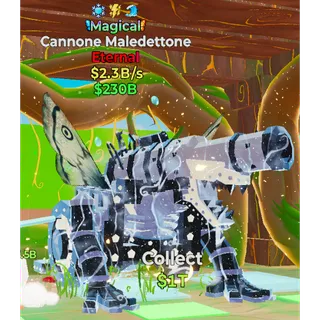 Fortnite Steal the Brainrot Magical Cannone Maledettone 2.3B/s Super Rare NEW