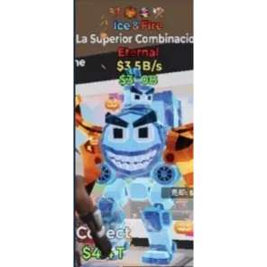 Fortnite Steal the Brainrot Ice&Fire La Superior Combinacion 3.5B/s 4trait Super Rare New