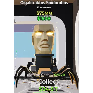 Fortnite Steal the Brainrot Gigalitraktos Spidorobos 75m/s