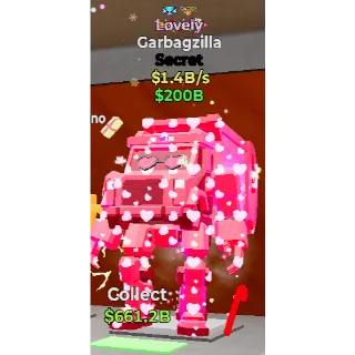 Fortnite Steal the Brainrot Lovely Garbagzilla 1.4b/s