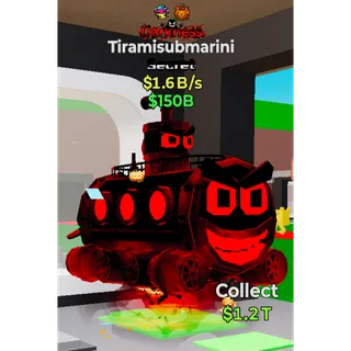 Fortnite Steal the Brainrot  Darkness Tiramisubmarini 1.6B/s