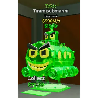Fortnite Steal the Brainrot  Toxic Tiramisubmarini 990m/s drakness horse 481m/s 1 traited bundle