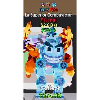 Fortnite Steal the Brainrot Ice&Fire La Superior Combinacion 2.6B/s 3trait Super Rare New