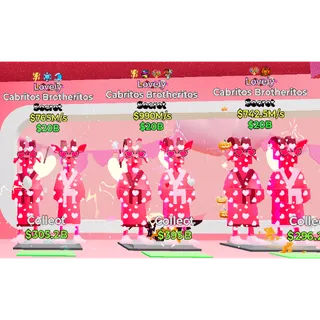 Fortnite Steal the Brainrot lovely Cabritos Brotheritos X3 Bundle Limited Time