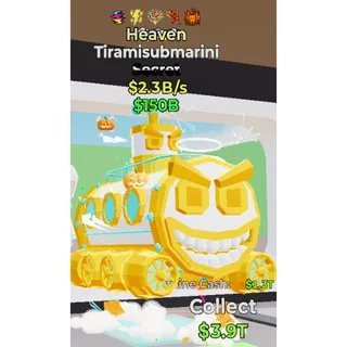 Fortnite Steal the Brainrot heaven Tiramisubmarini 2.3B/s 5traited