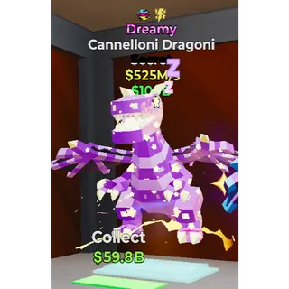 Fortnite Steal The Brainrot Dreamy Cannelloni Dragoni 525m/s 2 traits