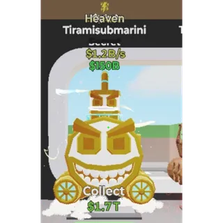 Fortnite Steal the Brainrot Heaven Tiramisubmarini 1.2B/s 1 trait
