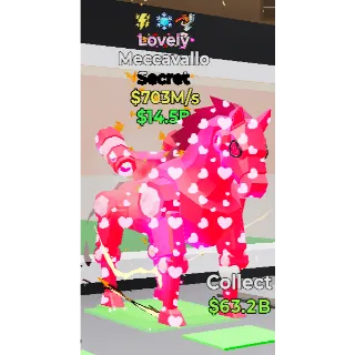 Fortnite Steal the Brainrot Meccavallo lovely 703m/s