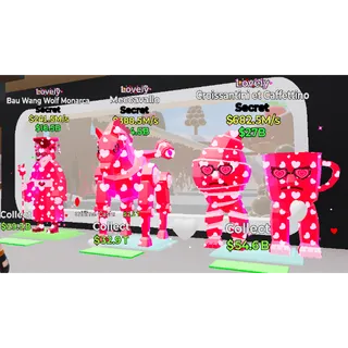 Fortnite Steal the Brainrot Lovely Meccavallo croissantini bau wang wolf  Bundle