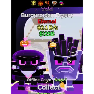Fortnite Steal the Brainrot Void Burguro dan Fryuro 2.1B/s 5 traited Super Rare
