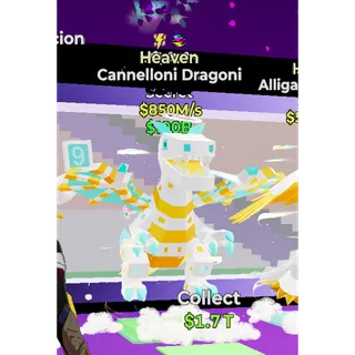 Fortnite Steal The Brainrot Heaven Cannelloni Dragoni 850M/s 2trait