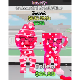 Fortnite Steal the Brainrot Lovely Croissantini et Caffettino 682.5M/s  NEW brainrot