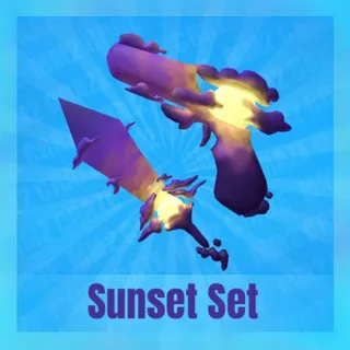 Sunset and sunrise