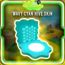 Wavy Cyan Hive Skin 