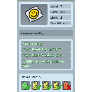 Honey Mark Smiley 10%