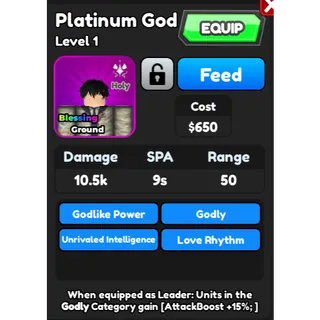 Platinum God