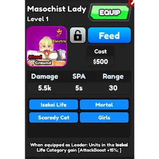 Masochist Lady