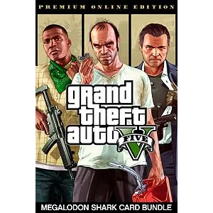 Grand Theft Auto V PREMIUM EDITION KEY/CODE with Megalodon Shark Card for PC *60% OFF!* *CHEAP* *GAME INCLUDED*