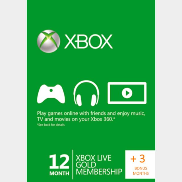 15 months of Xbox Live Gold *CHEAP!* Xbox Live Gold Gift Cards Gameflip