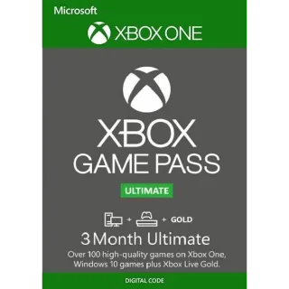 Xbox Game Pass Ultimate - 3 Month