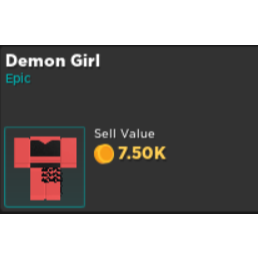 Roblox Demon Girl Outfit