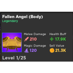 Fallen Angel Roblox Id