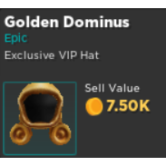 Rumble Quest Golden Dominus In Game Items Gameflip - dominus roblox hat id