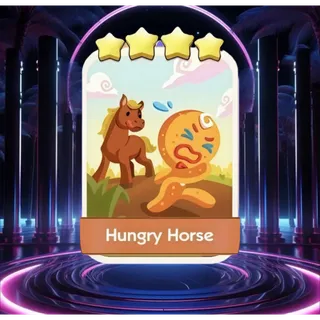 Hungry Horse 4🌟Monopoly Go Sticker