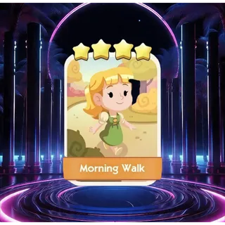 Morning Walk Monopoly Go Sticker