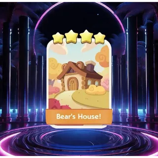 Bear’s House! Monopoly Go Sticker