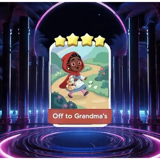 Off To Grandma’s 4🌟Monopoly Go Sticker