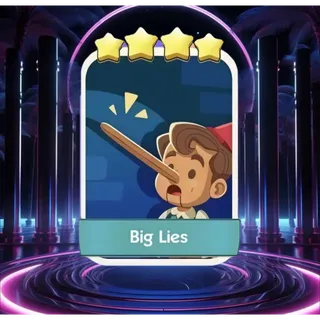 Big Lies 4🌟Monopoly Go Sticker